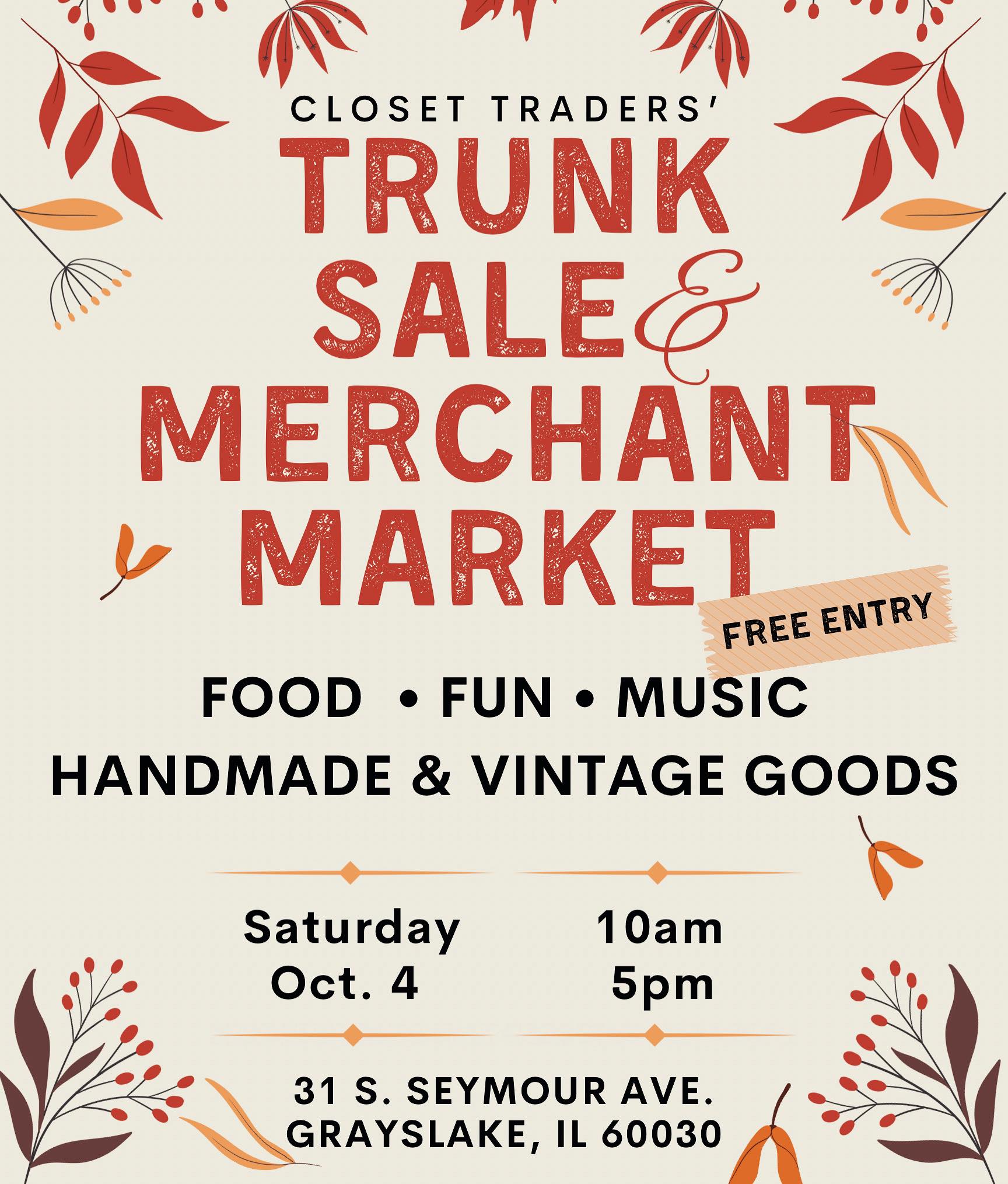 6th Annual Trunk Sale